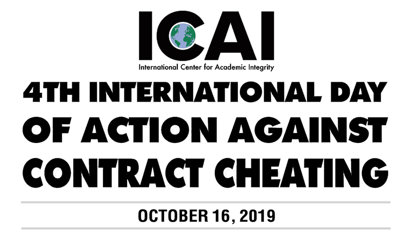 2019 International Day of Action Against Contract Cheating